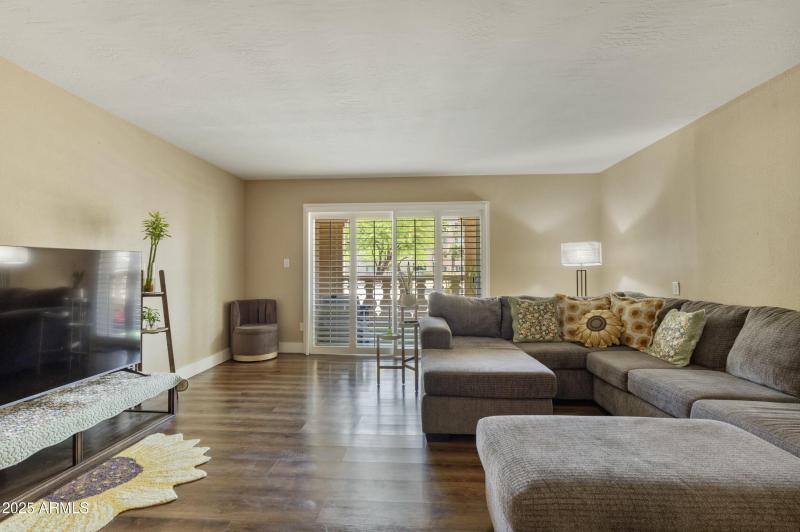 Great room and patio