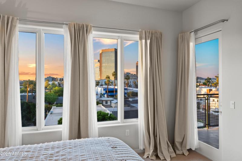 Balcony Access from Master Bedroom