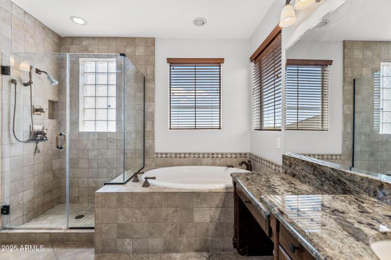 Spa inspired Primary Bathroom