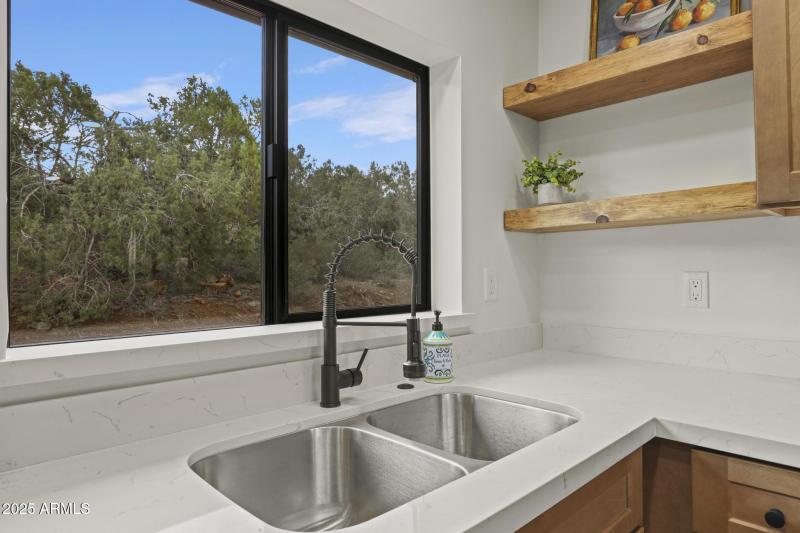 View from kitchen sink