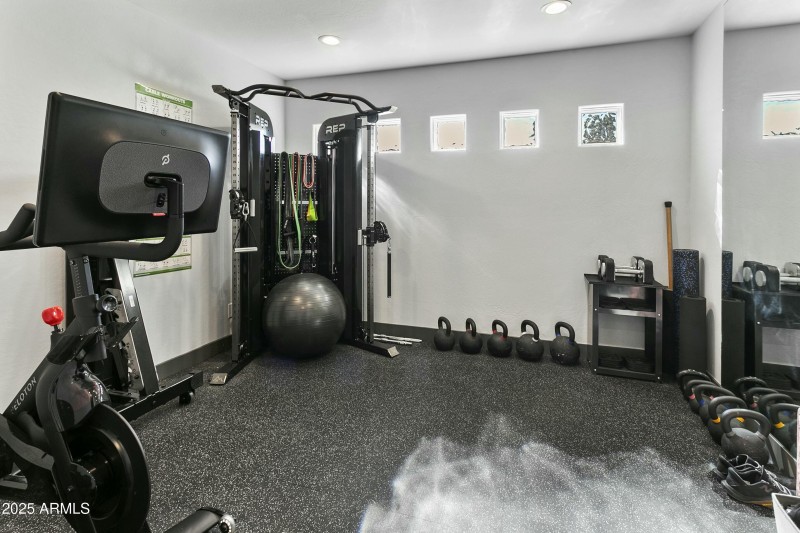 Private Gym in Primary Suite