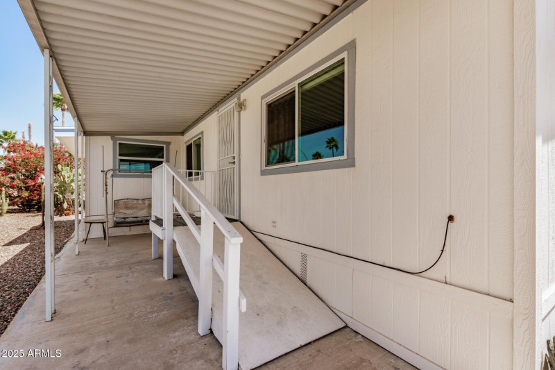Front Door with Ramp