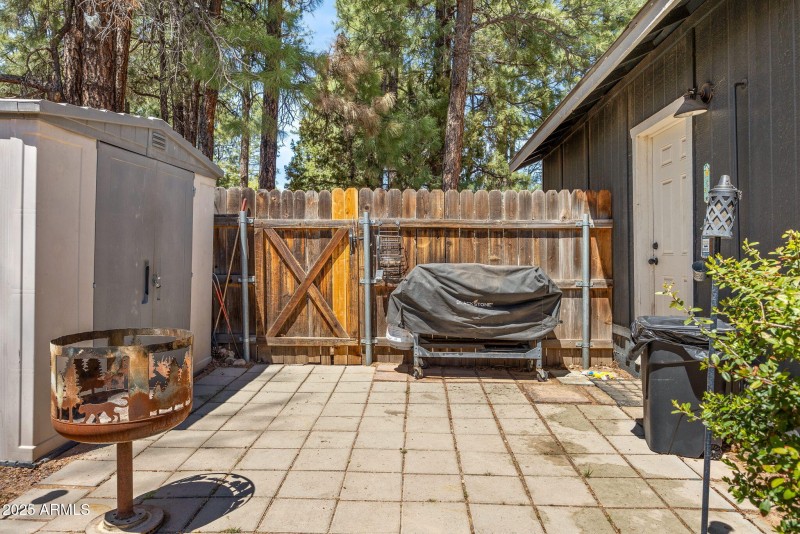 Side Back Yard Garage Exit