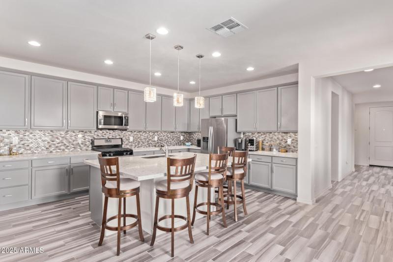 Kitchen and front entry