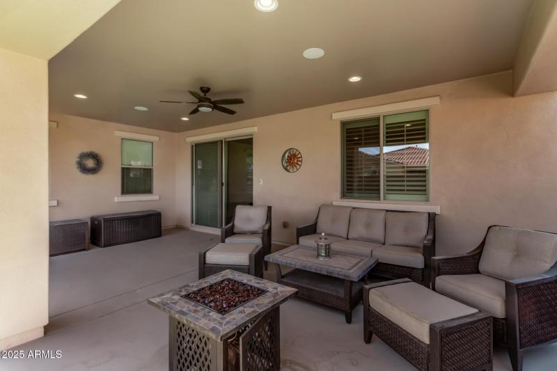 Backyard patio