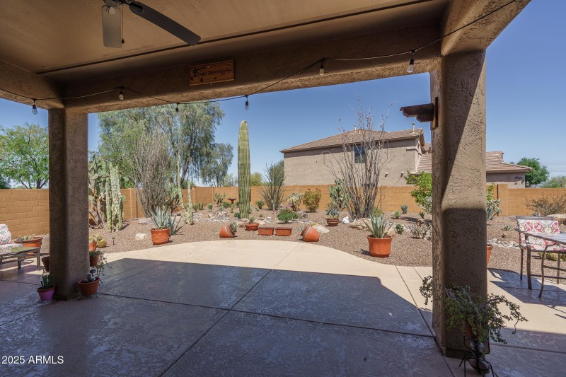 12) BACK PATIO