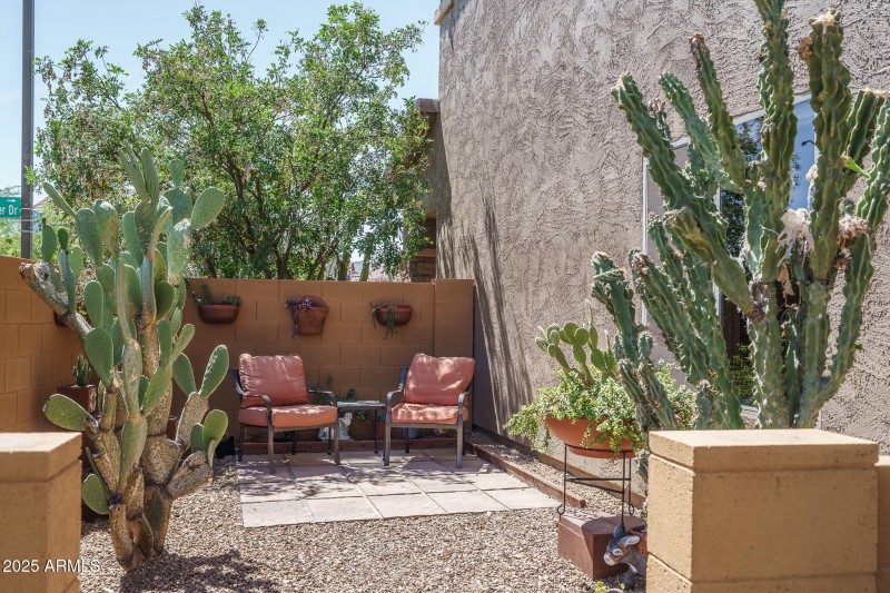 34) SIDE PATIO