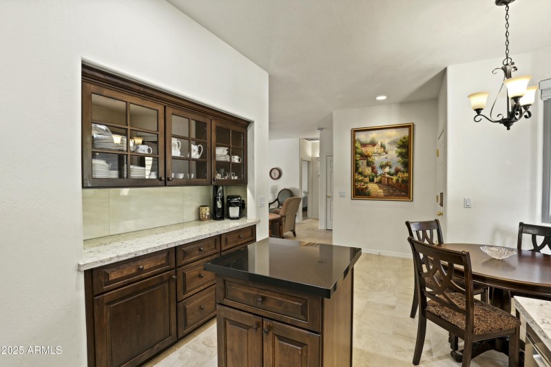 Custom bar area