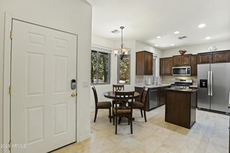 Completely redesigned kitchen area