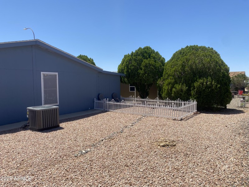 Backyard area facing SW