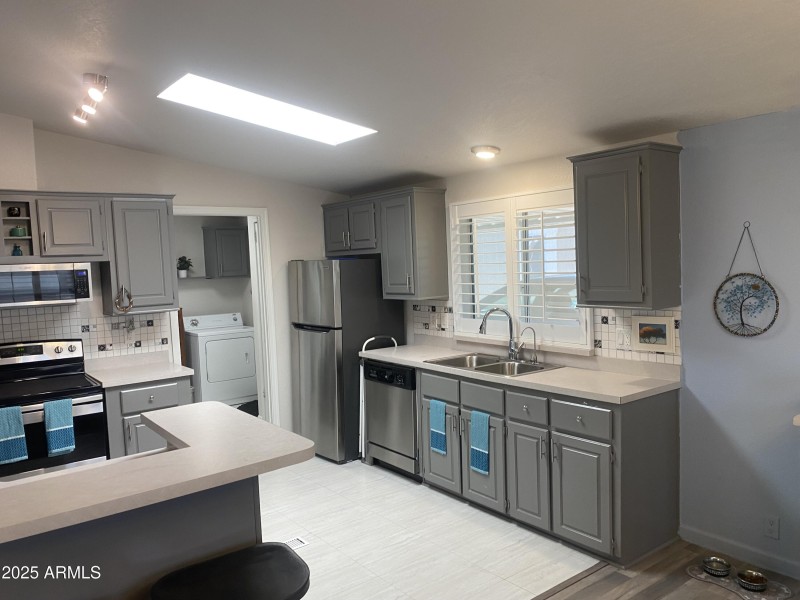 Kitchen (W&D room in rear)