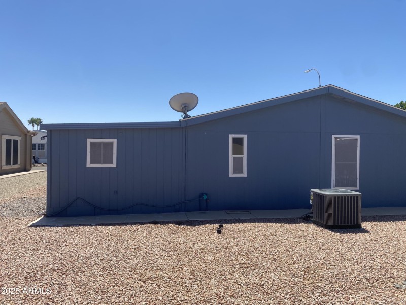 Rear of home facing South
