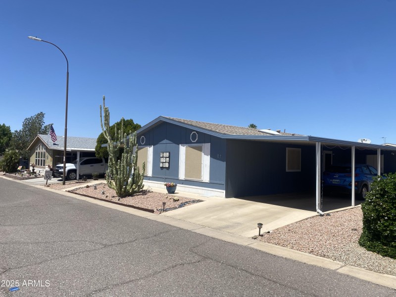 Side view of home facing NW