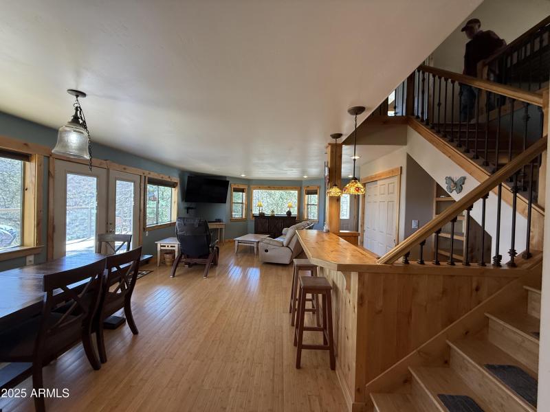 view from kitchen