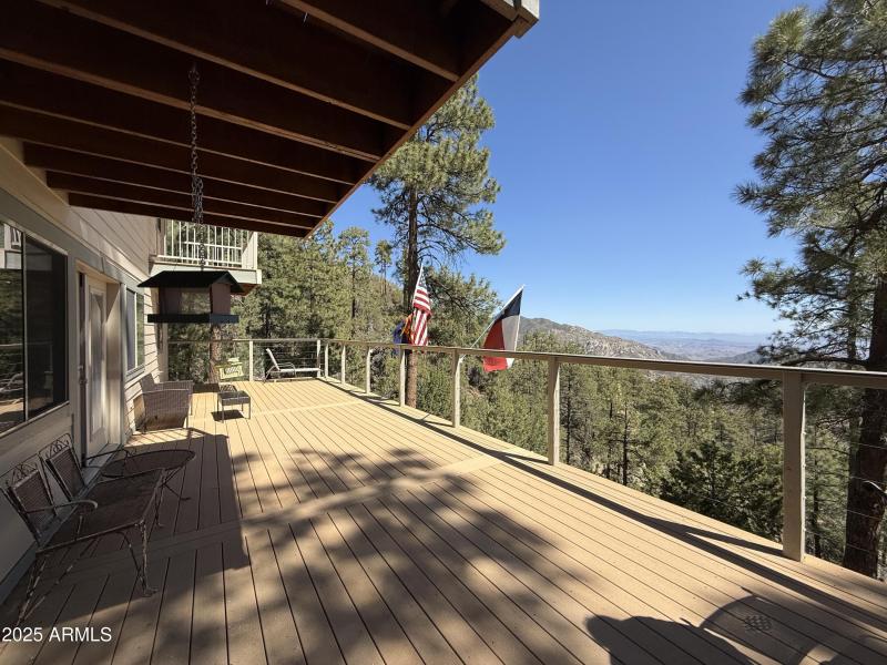 Wrap around deck