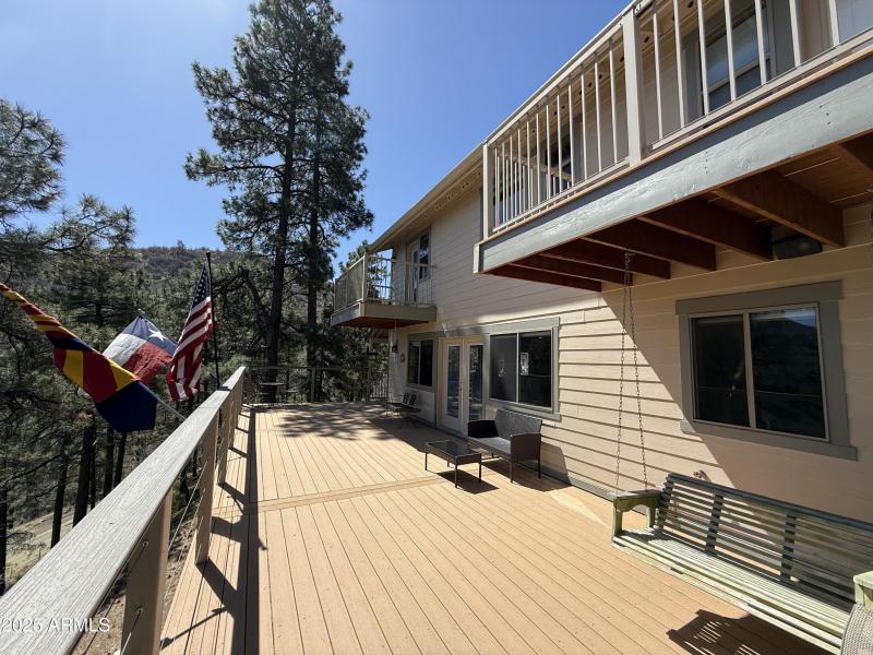 Wrap around deck