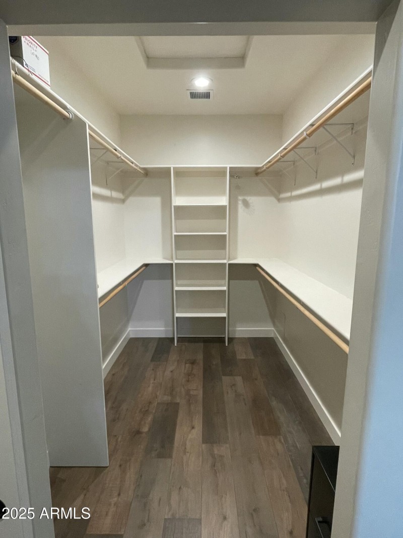 Primary walk in closet