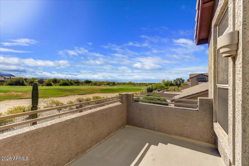Private Balcony Overlooking 2nd Fairway