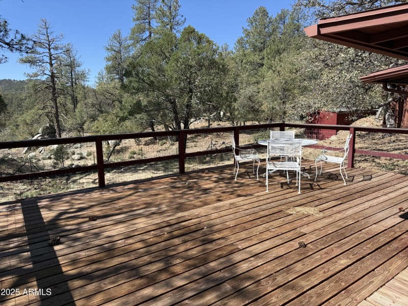 Wrap around deck