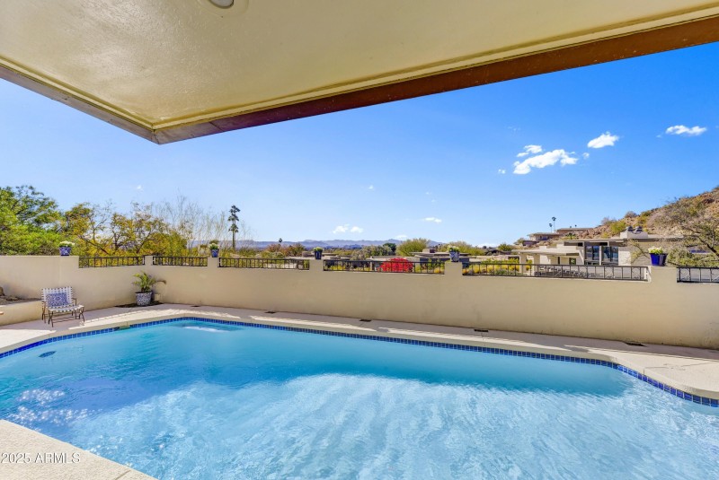 Pool with Valley Views