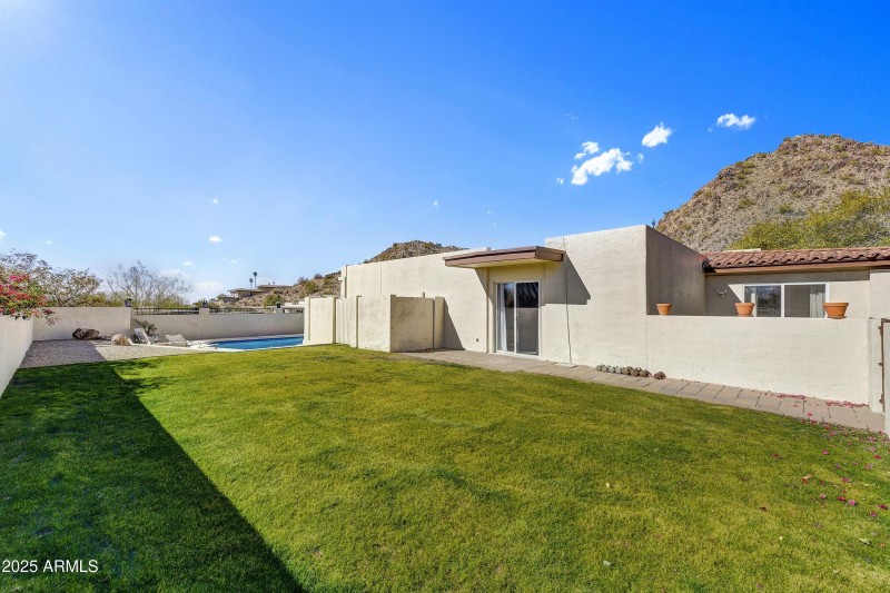 Grassy Side Yard
