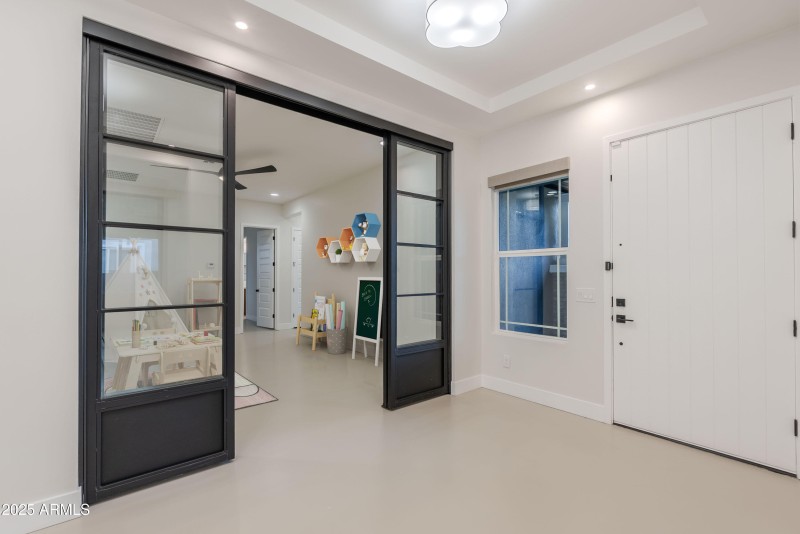 Flex Room with Custom Iron Doors