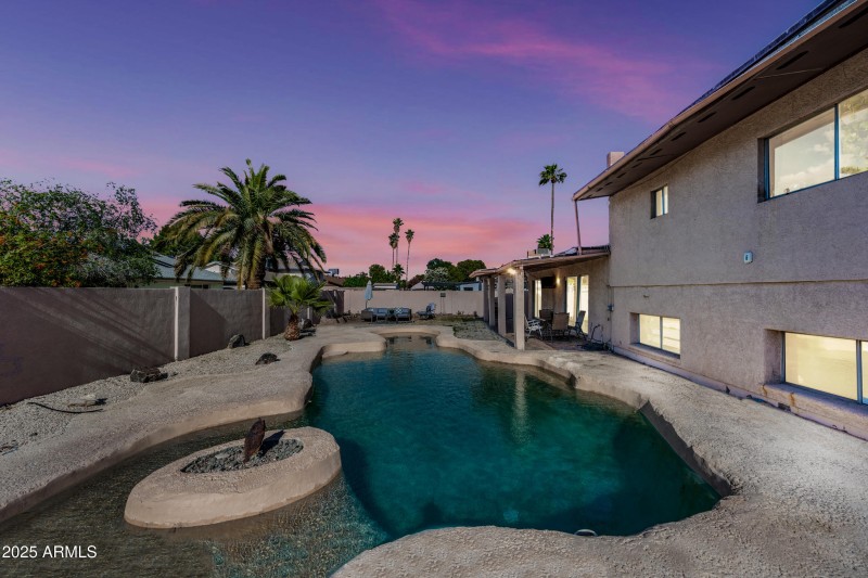 Sparkling pool