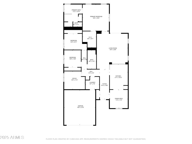 00 2D Floorplan w: Estimated Measureme n
