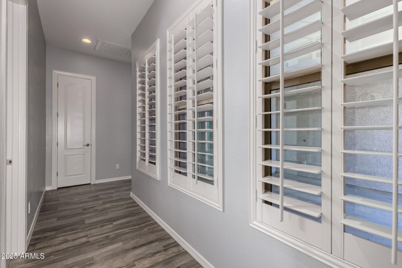 Primary suite entry