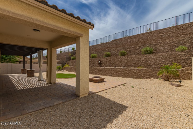 rear patio