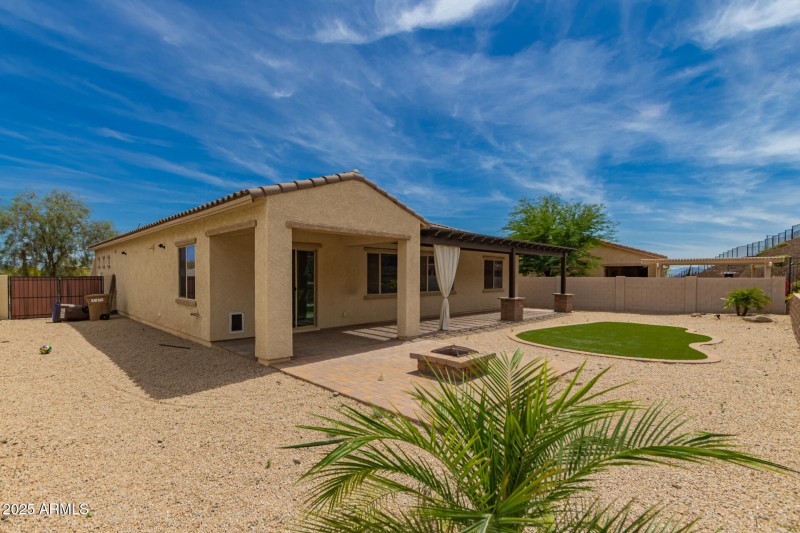Desert landscaping