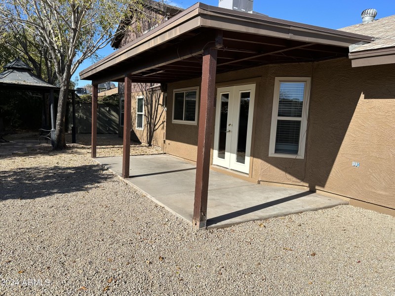 Covered patio
