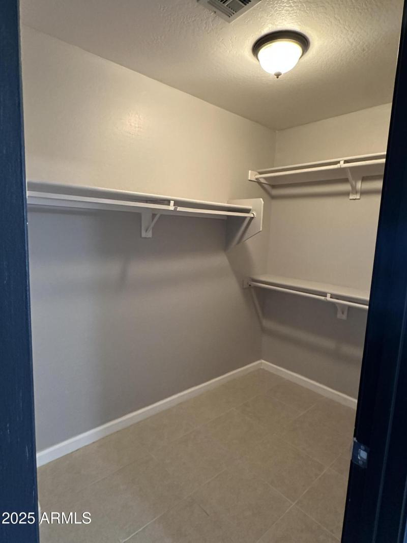 Primary walk in closet