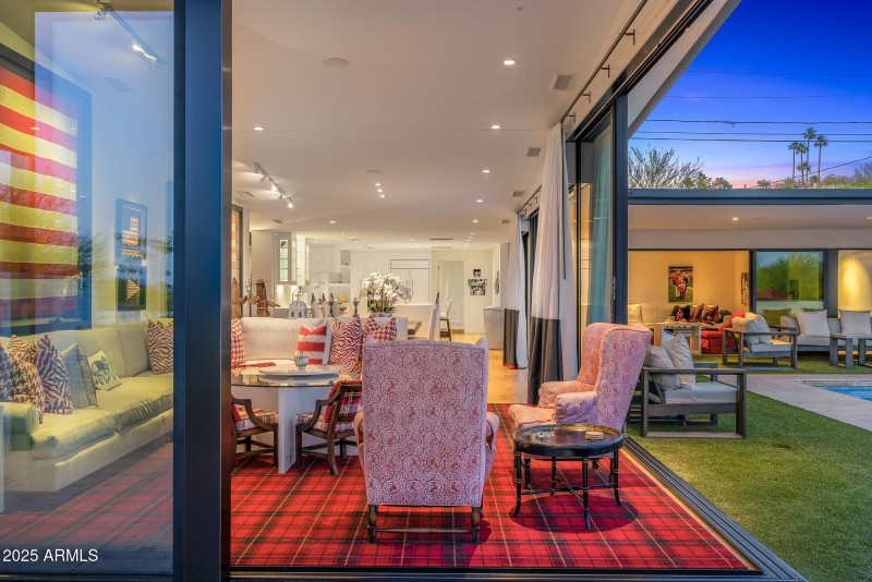 Twilight Living Area