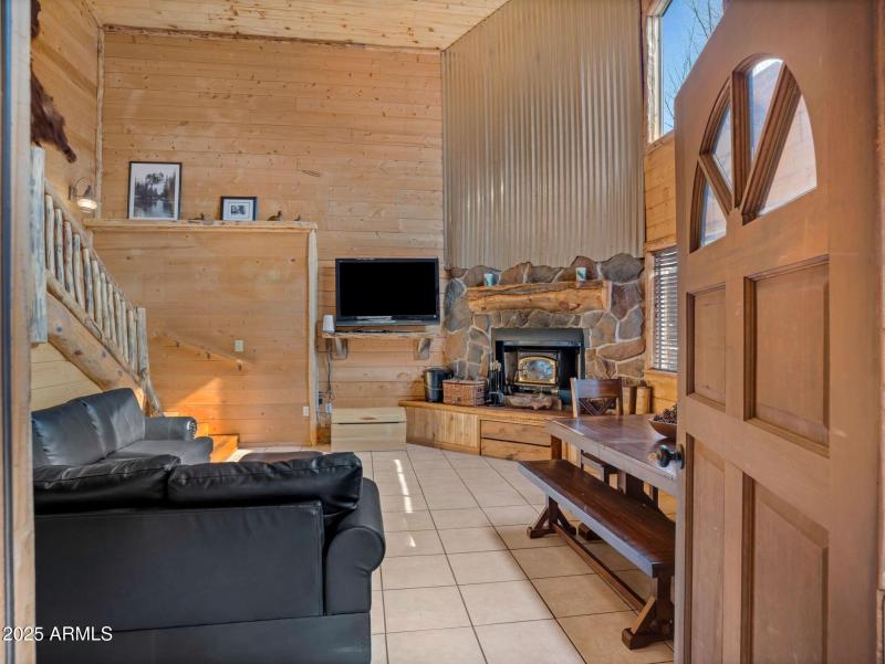 Living Room with Fireplace