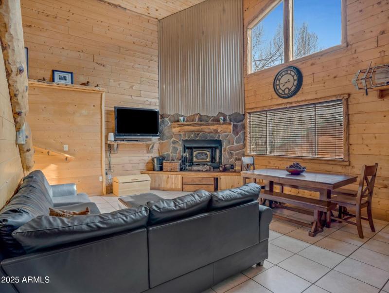 Living Room with Fireplace