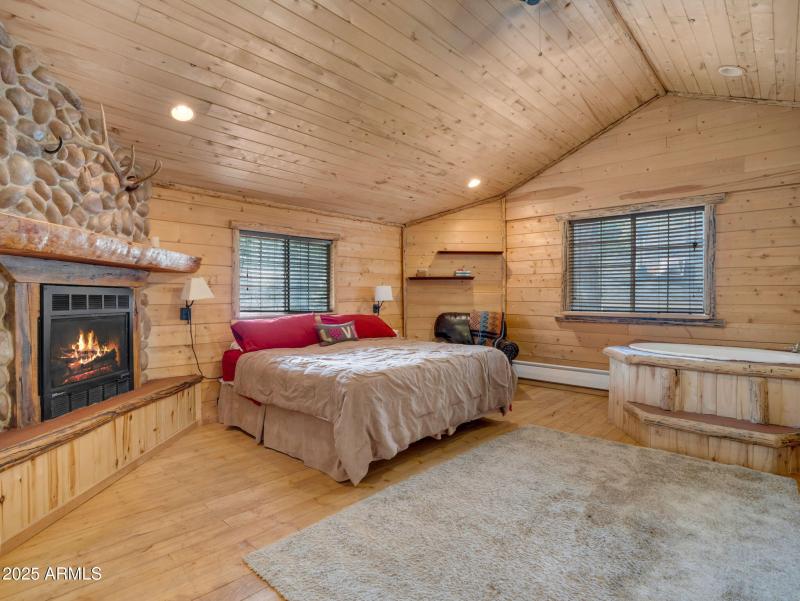 Primary Bedroom with Fireplace