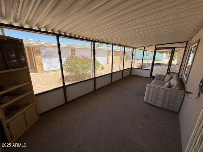 Screened patio