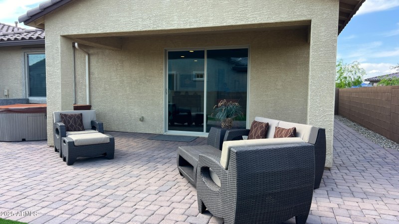 Back patio.