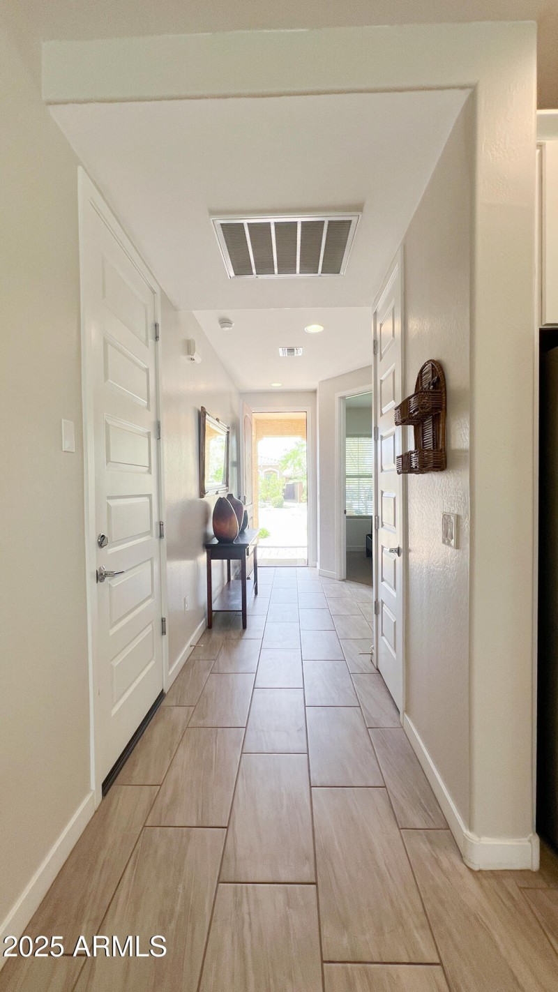 Hallway towards front door