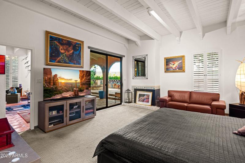 PRIMARY BEDROOM & WALKOUT PATIO