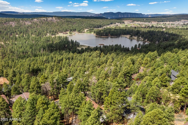 Glimpse of lake O'Dell
