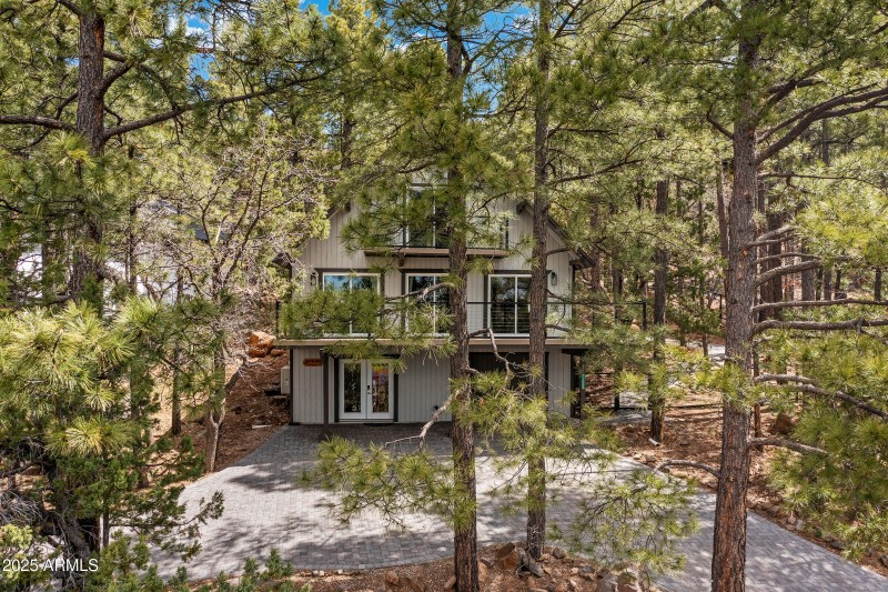 Nestled in the trees