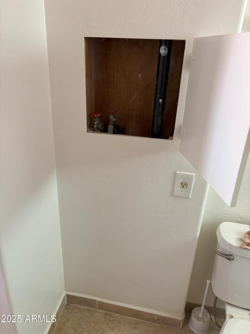 washer hookup in bath 2