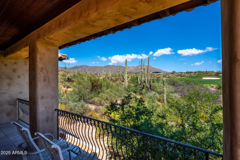 Guest house patio views