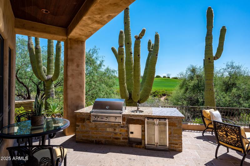 Built-in BBQ