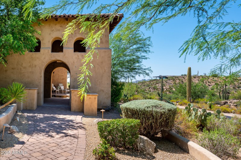 Courtyard entry