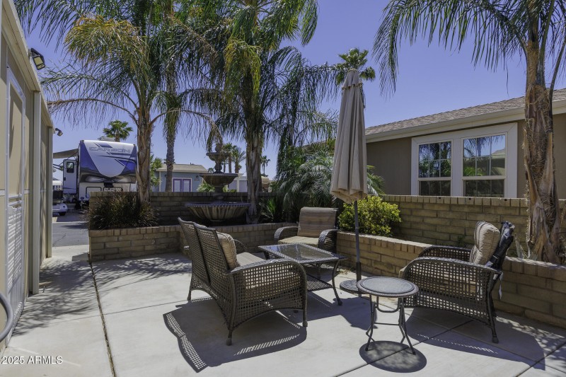 Side Patio View