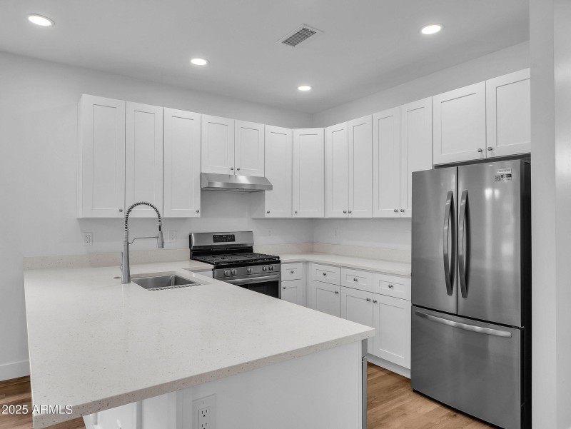 Kitchen with Stainless Steel Appliances