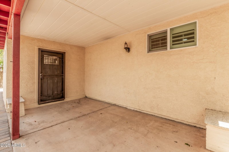 Rear Patio